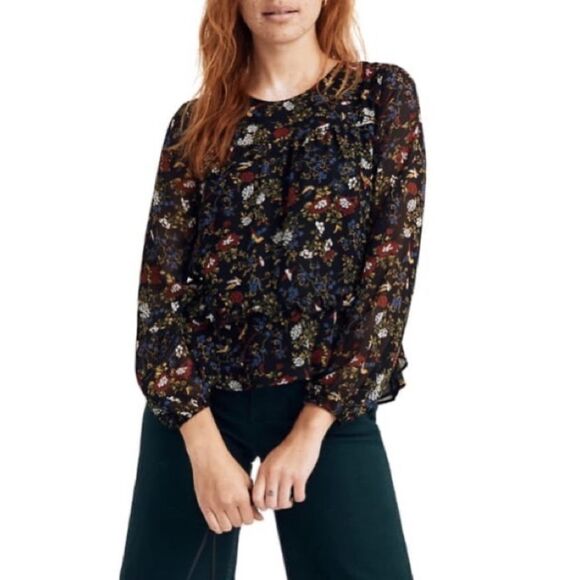Madewell Blouse Top - Picture 1 of 10